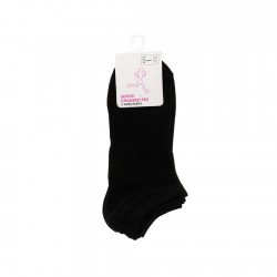 Athletic Low-cut Socks for Women (3 Pairs)(Black)