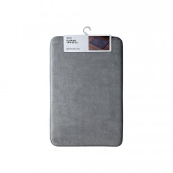 Solid Color Memory Foam Floor Mat (Gray)