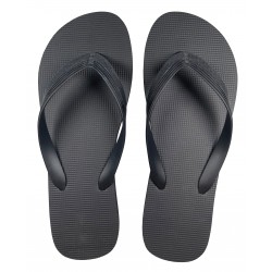 Solid Color Men's Flip-Flops(Black,43-44)