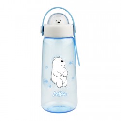 We Bare Bears Collection Plastic Cool Water Bottle with...