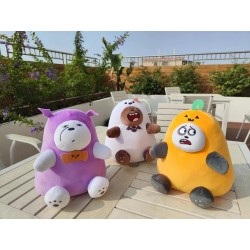 Λούτρινο We Bare Bears Ice Bear Halloween 20cm