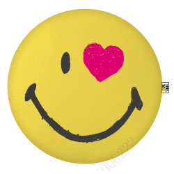 Μαξιλάρι Στρογγυλό με Καρδιά SmileyWorld