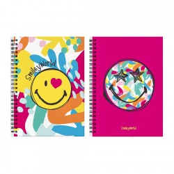 SmileyWorld Collection 50-Sheet A5 Wire-bound Book (2...