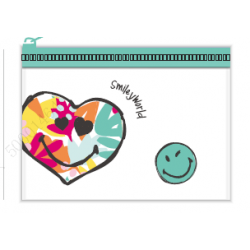 Κασετίνα Διάφανη SmileyWorld με Καρδιά