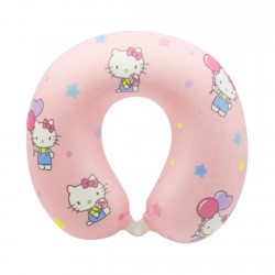 Μαξιλάρι Αυχένα Ταξιδίου Hello Kitty με Καρδιές