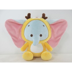 Λούτρινο Καθιστό Dumbo με Κουκούλα Τάρανδος 25cm