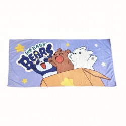 WE BABY BEARS Collection Coral Fleece Bath Towel