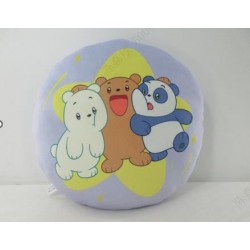 Μαξιλάρι Στρογγυλό We Bare Bears Μωράκια Μωβ