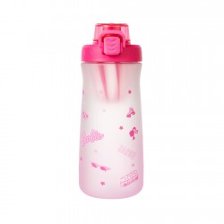 Barbie Collection Plastic Bottle with One-Touch Flip Top...