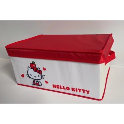 Κουτί Οργάνωσης Υφασμάτινο με Καπάκι Hello Kitty
