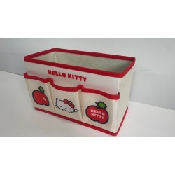 Hello Kitty Apple Collection Fabric Storage Box with 3...