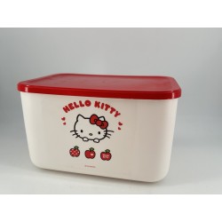 Hello Kitty Apple Collection Storage Box with Lid (L)