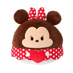 Λούτρινο Στρoγγυλό με Καρδία Minnie Mouse 20cm