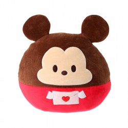 Λούτρινο Στρoγγυλό με Καρδία Mickey Mouse 20cm