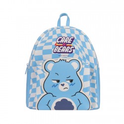 Care Bears Collection Checkered Pattern Backpack (Blue)