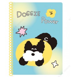Doggie Power Collection Bagel A6 Wire-bound Book (64...