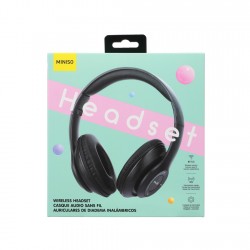 Wireless Headset Model: 23BV07 (Black)