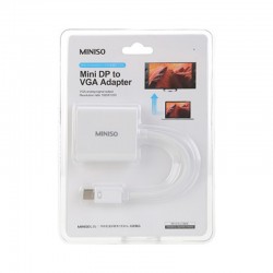 Μετατροπέας Mini DP σε VGA (Λευκό)
