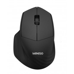 Ergonomic Wireless Silent Mouse Model: E703(Black)