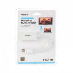 Mini DP σε HDMI Προσαρμογέας (Λευκό)