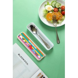 BT21 Collection Flatware Set (Fork & Spoon)(Beige)