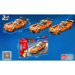 Transforming Racing Car Series- Hurricane Wing (183 Pcs)