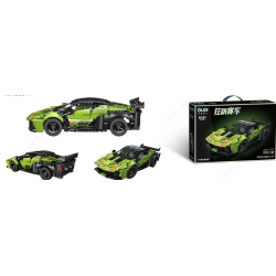 Building Blocks Pull-Back Vehicle - Hurricane Cow (533 Pcs)