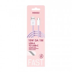 Master Series Braided Type-C Charging Cable(Purple)