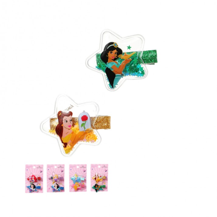 Disney Princess Collection Star Hair Clips (2 pcs)