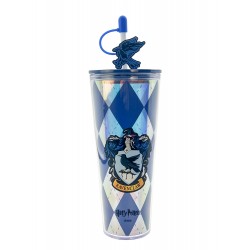 Harry Potter Double Wall Plastic Tumbler with Straw...