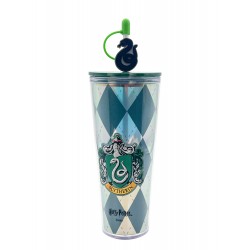 Harry Potter Double Wall Plastic Tumbler with Straw...