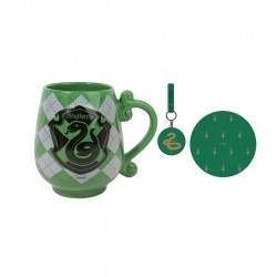 Harry Potter Ceramic Mug & Saucer Set(450mL) (Green)