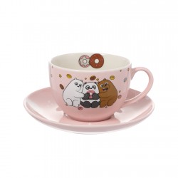 We Bare Bears Collection Dessert Series Ceramic Cup with...