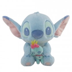 Λούτρινο Καθιστό Stitch και Scrump 27cm