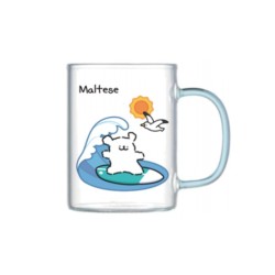 Κούπα Γυάλινη Maltese 420ml Καλοκαιρινές Σέργινγκ