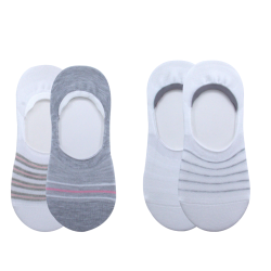 Women's Mesh No-Show Socks (2 Pairs)