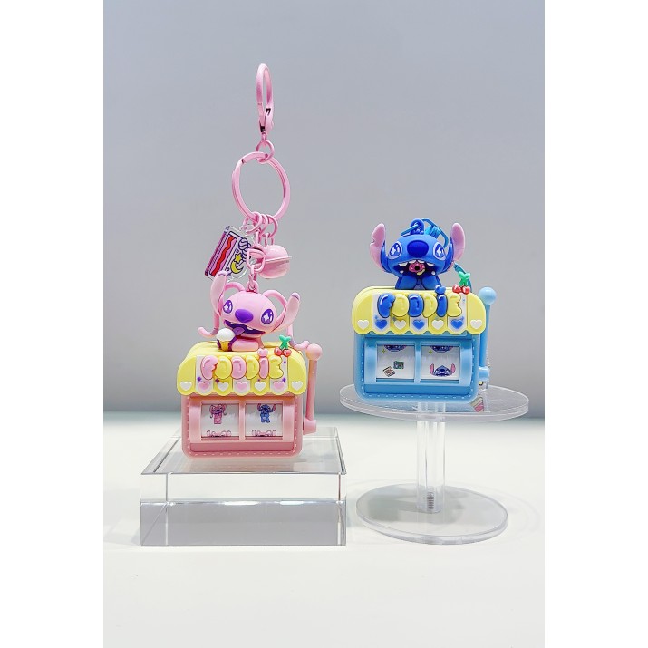 Μπρελόκ με Φιγούρα Stitch & Angel Τυχερό Παιχνίδι