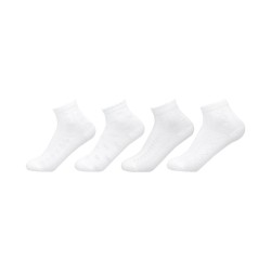 Kids' White Textured Socks (2 Pairs, Age 9-12)