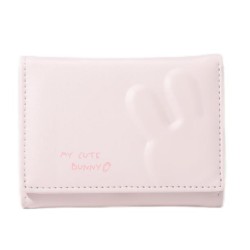 Bunny Ear Tri-Fold Women's Wallet (Pink)