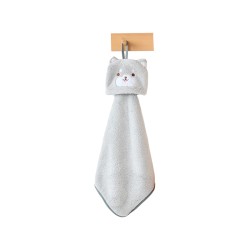 Cute Animal Series Coral Fleece Absorbent Hand...