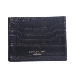 Stone Pattern Card Holder(Black)