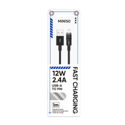 Καλώδιο Φόρτισης USB-A σε PIN Μαύρο