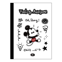 Τετράδιο B5 Κολλητό Mickey 40 Φύλλα