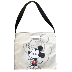 Τσάντα Ώμου Mickey Μπεζ