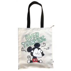 Τσάντα Αγορών Ρετρό Mickey Μπεζ