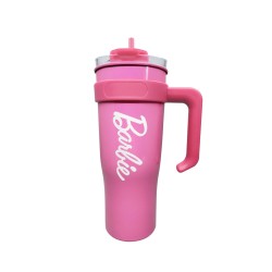 Κούπα Ανοξείδωτη με Καλαμάκι Barbie 1600ml