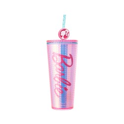 Barbie Shining Collection Double Wall Tumbler with Straw...