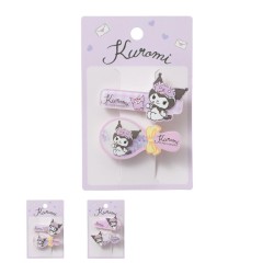 Κλιπ Μαλλιών Kuromi 2τμχ