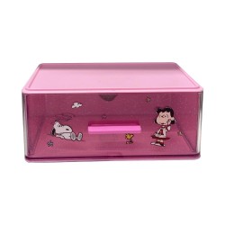 Snoopy Colorful Vintage Collection Drawer Organizer (Pink)