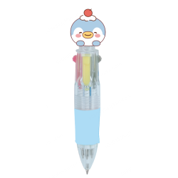 Στυλό 4 Χρωμάτων Αναδιπλούμενο 0.7mm Penpen Mini Family